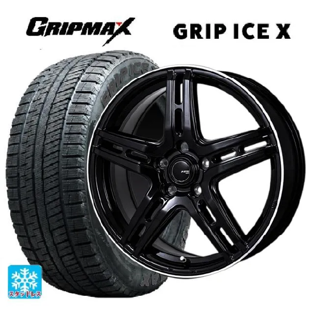スズキ スイフトスポーツ(ZC33S)用 185/55R16 83T グリップマックス グリップアイスX ブラックレター ジェーピースタイル R52