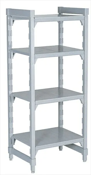 CAMBRO(キャンブロ) ４６０ソリッド型 カムシェルビングセット [ ４６×１２２×Ｈ１４３cm ４段 ]   DKY2143 [ 1-1200-0221 ]