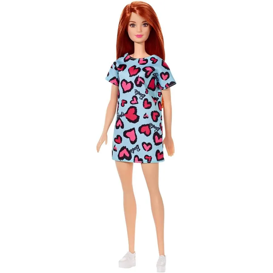 バービー バービー人形 ファッショニスタ GHW48 Barbie Doll, Red Hair, Wearing Yellow and Purpl