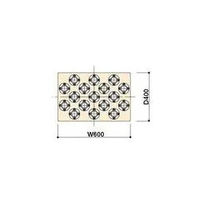 【ポイント5倍】【直送品】 山金工業 ツーリングワゴン用棚板 WLT-6H40-IV-SET 《オプション》 【送料別】