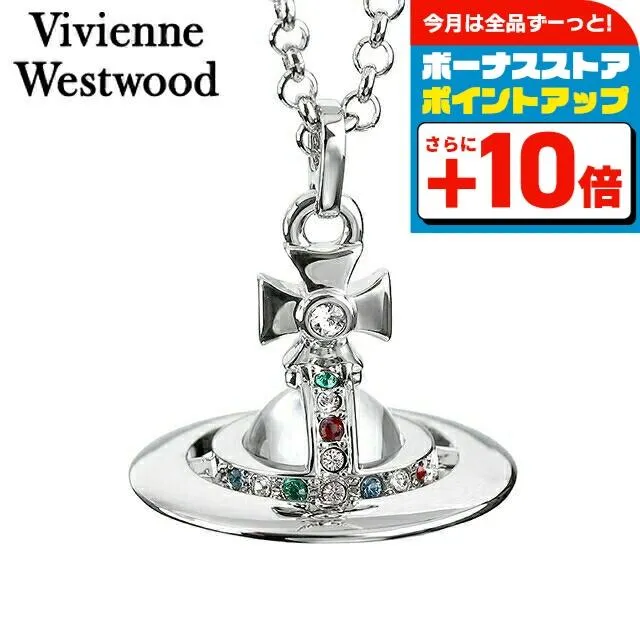 ヴィヴィアン ビビアン ネックレス メンズ レディース タイニーオーブ ペンダント 63020097-02P019 シルバー アクセサリー おしゃれ プレゼント ギフト