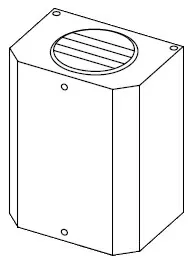 ノーリツ[NORITZ] 排気カバー 【FL-1】 ガス給湯器 関連部材 品コード：[0707899]【純正品】