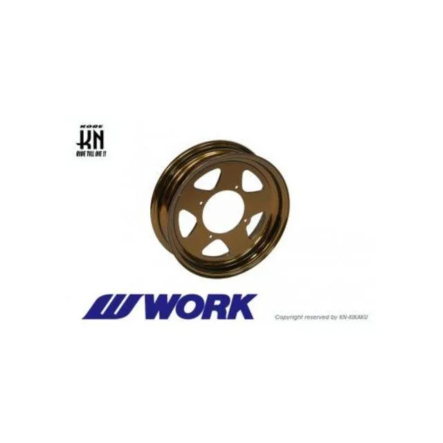 KN企画 WORK Gee9s コラボレーションホイール【ブロンズ】12inch/3.5J【タイプMS】 kn926