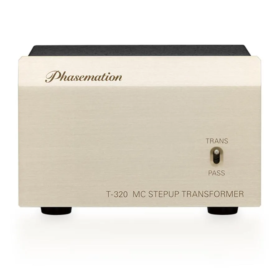 T-320 Phasemation [フェーズメーション] MM/MC切替SW搭載、高音質MCカートリッジ用昇圧トランス
