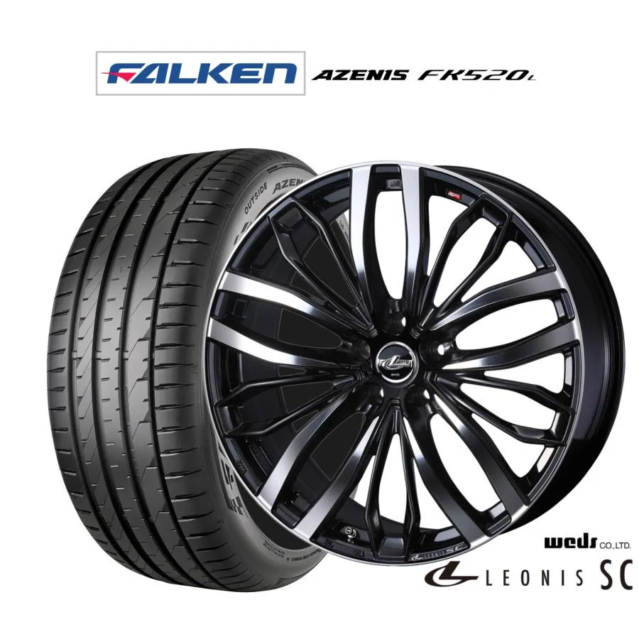 サマータイヤ ホイール4本セット ウェッズ レオニス SC ファルケン AZENIS アゼニス FK520L 245/30R20