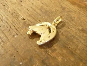 【送料無料】ネックレス ペンダントpendant horseshoe gold yellow