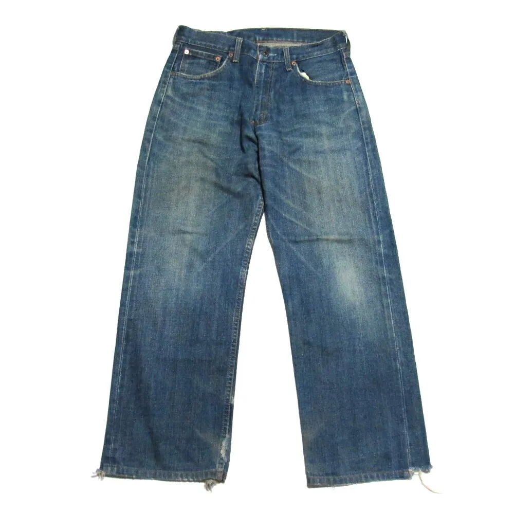 Vintage Levi’s 503 ヴィンテージ リーバイス 503 「W31」 特殊加工 レザーパッチ極小mデニムパンツ (インディゴ ジーンズ) 139221 【中古】