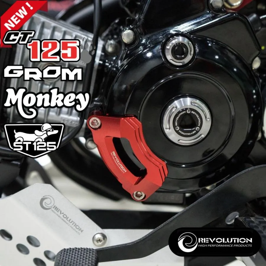 ホンダ ハンターカブCT125(2023) DAX125 GROM Monkey(5速)用エンジンプロテクターカバー/REVOLUTION ENGINE PROTECTOR COVER For HONDA JA65 JB04 JB03 JC92