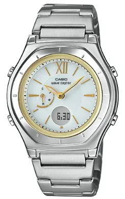 【送料無料】【国内正規品】CASIO・カシオ LWA-M160D-7A2JF wave ceptor 女性用ソーラー電波時計