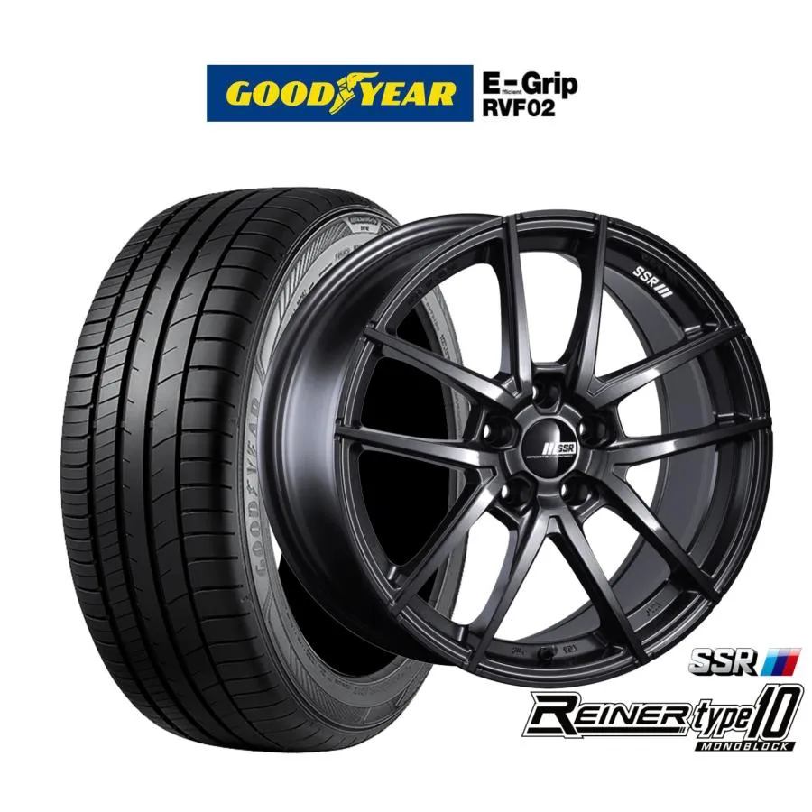 サマータイヤ ホイール4本セット タナベ SSR ライナー タイプ10 モノブロック グッドイヤー エフィシエント グリップ RVF02 245/40R20