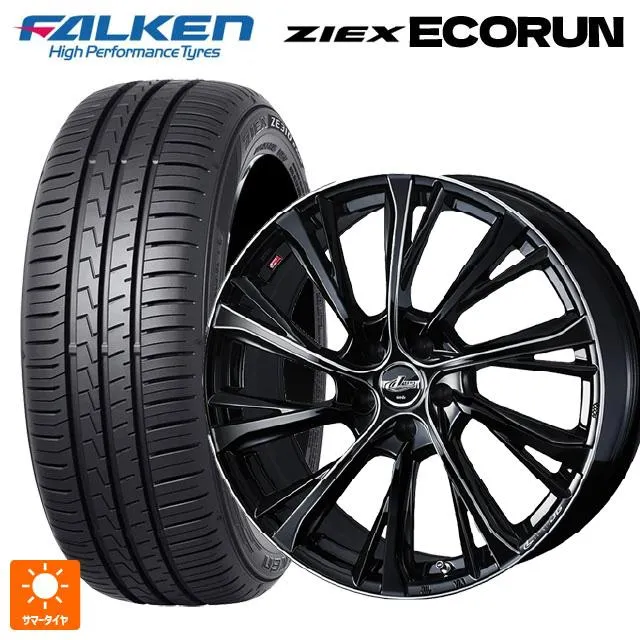 送料無料 サマータイヤホイールセット 225/55R18 98V ファルケン ジークス ZE310R エコラン ウェッズ レオニス JG 18-7J