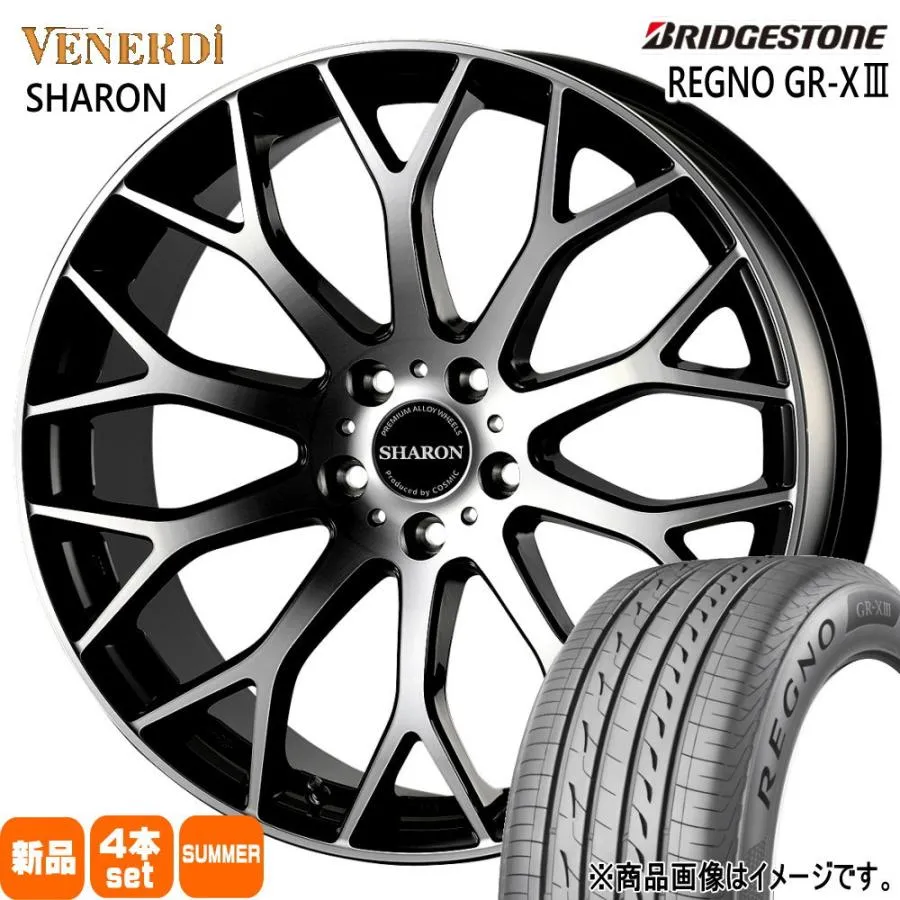 30系 アルファード ヴェルファイア  ブリヂストン 245/40R20 99W XL REGNO GR-X3 夏用 サマータイヤ VENERDI SHARON 20インチ