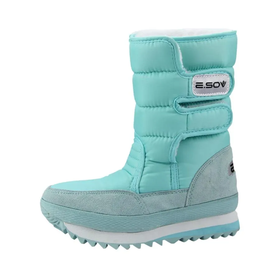 【並行輸入品】Winter Hiking Boots for Women Waterproof Snow Zipper Womens Blac
