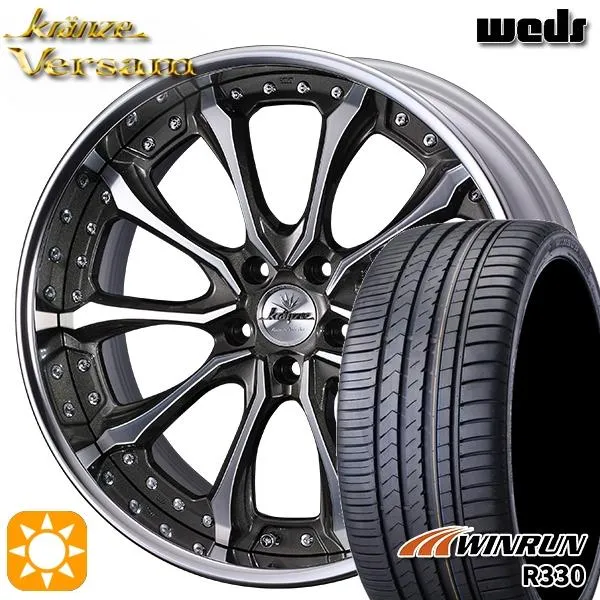 サマータイヤ ホイール4本セット 245/45R20インチ 5H114.3 ウェッズ クレンツェ ヴェルサム BP ウィンラン R330
