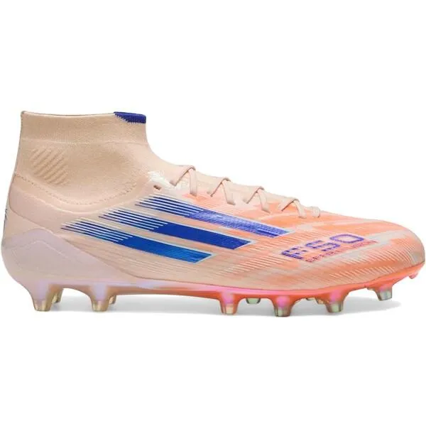 adidas アディダス レディース スニーカー adidas F50 Sparkfusion Elite Mid-Cut FG/AG Coral Blaze Pack (Women's) 【サイズ US_6.5(23.5cm) 】