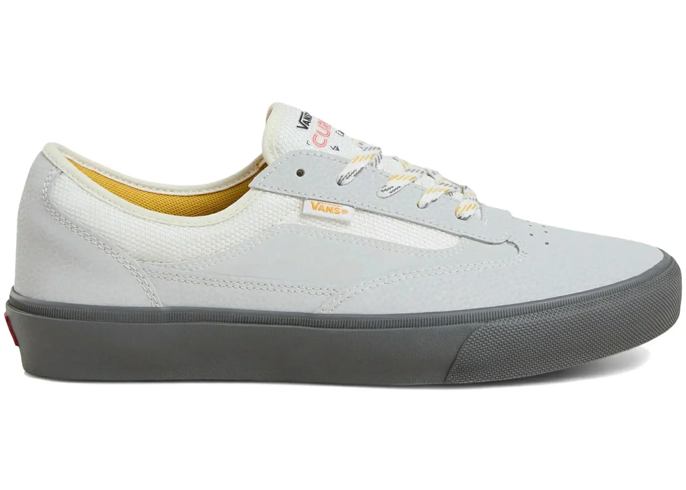 ヴァンズ バンズ 灰色 グレー 黄色 イエロー スニーカー メンズ VANS CURREN GREY YELLOW / GREY YELLOW