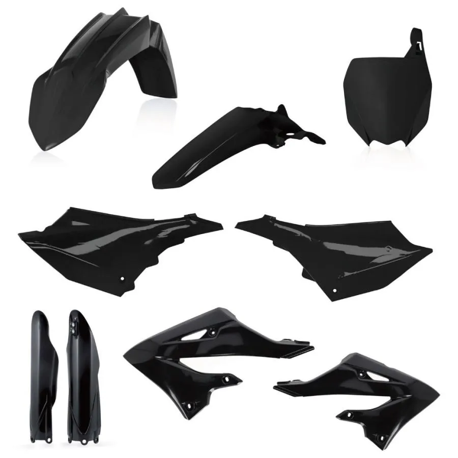 ACERBIS アチェルビス PLASTICフルキット カラー：BLACK YZ125 YZ250 YAMAHA ヤマハ フルカウル・外装セット カウル関連 外装