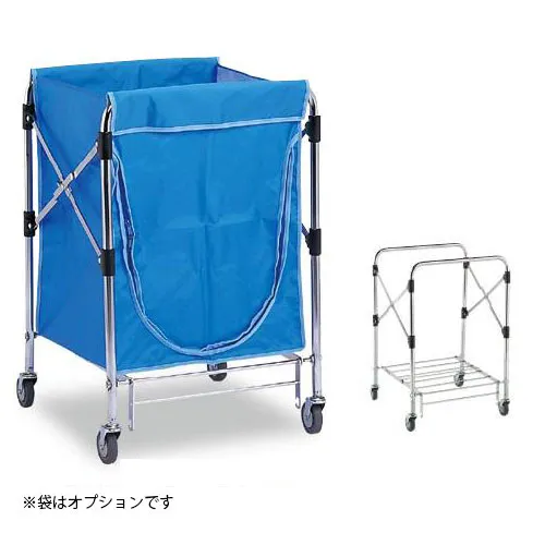 【P5倍5/10 13-15時\u0026最大1万円ｸｰﾎﾟﾝ5/9-15】 【法人限定】 フレーム 小 ゴミ箱 カート ダストカート 運搬カート 回収カート ゴミ回収 分別 大容量 運搬 折りたたみ バンパー キャスター付き DS-226-350-0