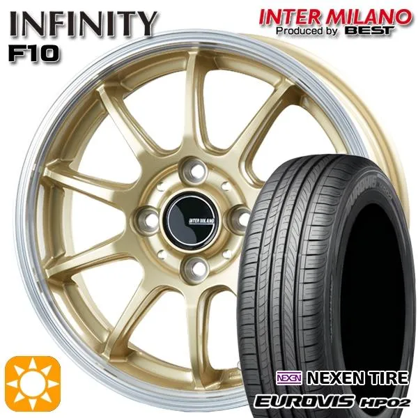 サマータイヤ ホイールセット 175/65R15インチ 4H100 インフィニティ F10 GL/RP ネクセン ロードストーン ユーロビズ HP02