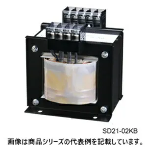 豊澄電源機器(TOYOZUMI)国内JIS 汎用トランス(単相複巻)■型式：SD21-03KB□1次電圧(V)：200/220/240□2次電圧(V)：100/110/115□2次電流(A)：30□容量(VA)：3k□質量(kg)：23.1