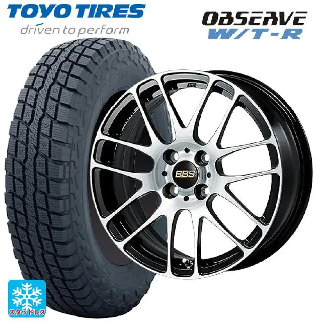 送料無料 スタッドレスタイヤホイール 4本セット 245/65R17 111Q XL トーヨー オブザーブ W/T-R BBS RE-L2 17-7J