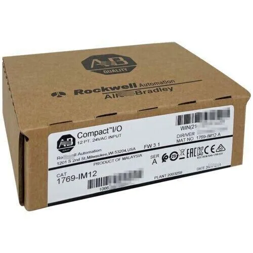 【新品 東京発 ★適格請求書発行可★】1769-im12 ser a compactlogix 12pt 240vac入力モジュール新しい工場密閉1pcs【６ヶ月保証】