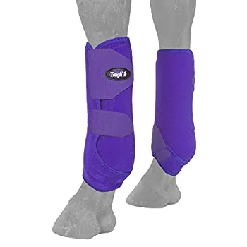 【中古】【輸入品・未使用】(Small%ｶﾝﾏ% Purple) - Tough 1 Vented Sport Boots Front