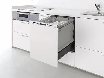 食器洗い乾燥機  パナソニック製（Panasonic）LES45HD9W 深型  幅45cm 扉材仕様  【扉材別売】