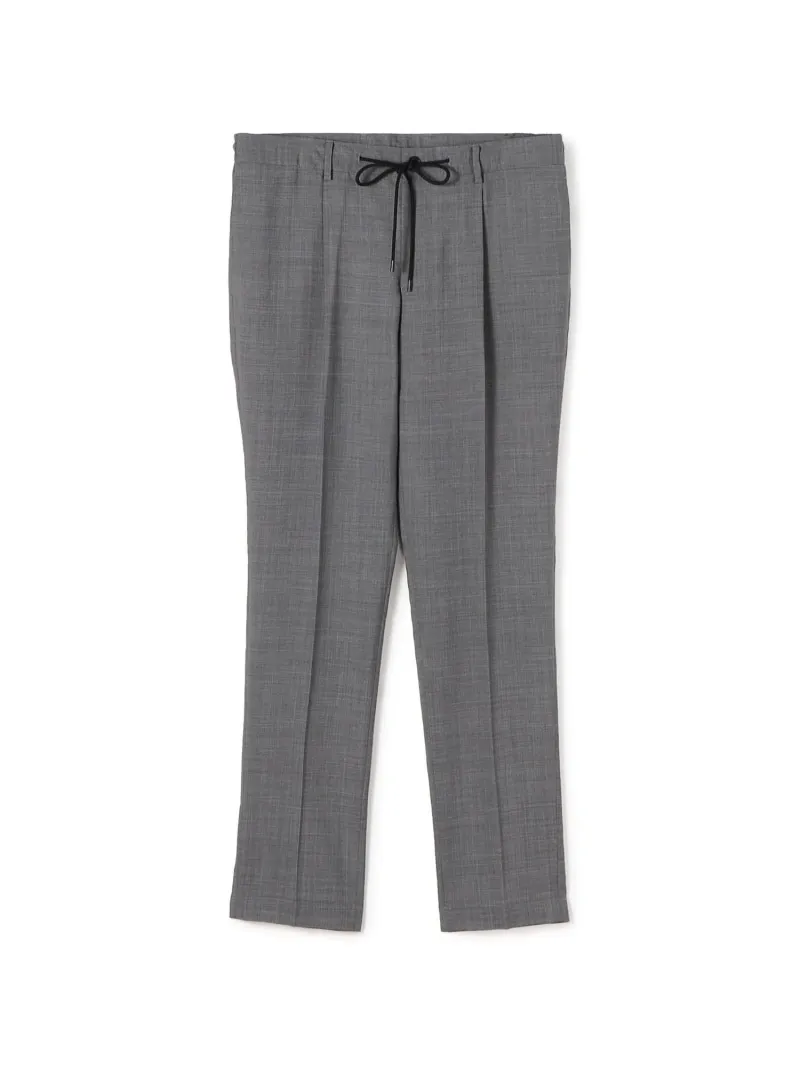【SALE／50%OFF】TOMORROWLAND MEN Super120ウールポリエステル 1プリーツイージースラックス トゥモローランド パンツ スラックス・ドレスパンツ ネイビー グレー カーキグリーン【RBA_E】【送料無料】