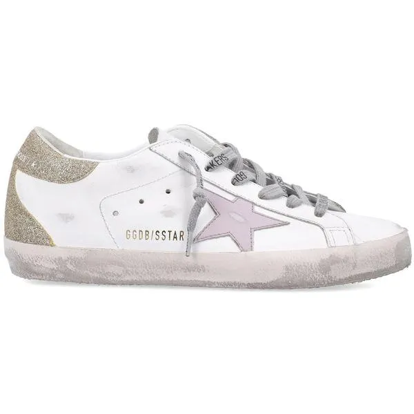 Golden Goose ゴールデングース レディース スニーカー Golden Goose Superstar White Lilac Platinum (Women's) 【サイズ US_6(23.0cm)】White/Lilac/Platinum