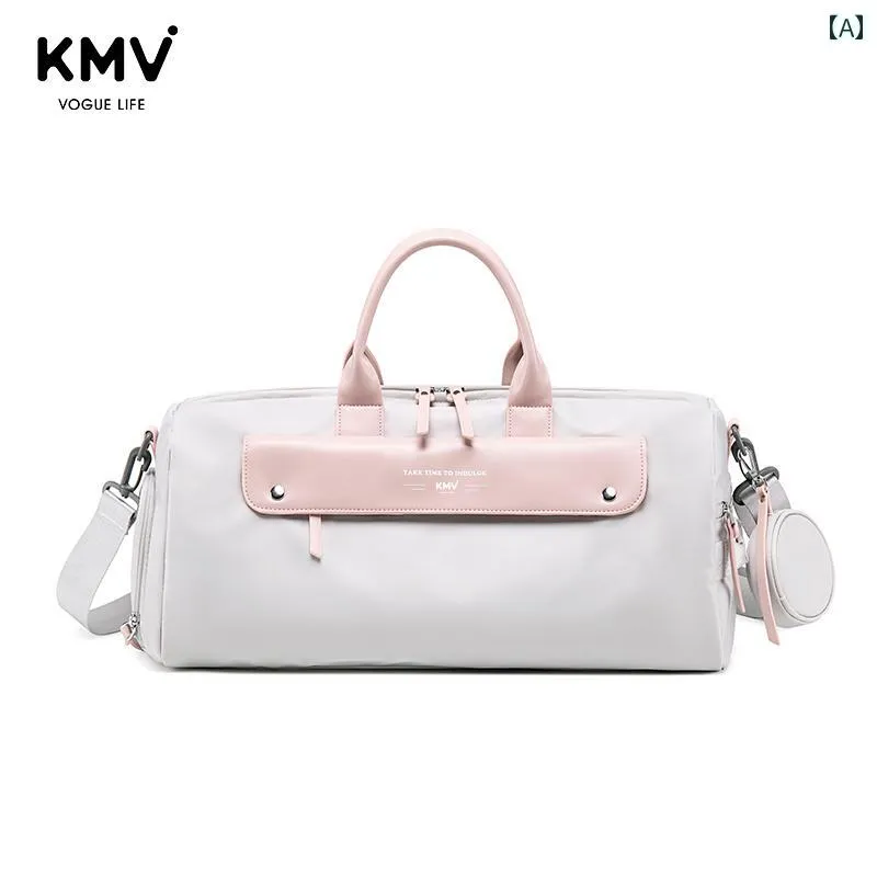 スポーツバッグ フィットネスバッグ KMV フィットネス バッグ レディース スポーツ 小型 乾 湿 分離 独立 シューズ コンパートメント ショート バドミントン 水泳 収納 トレーニング