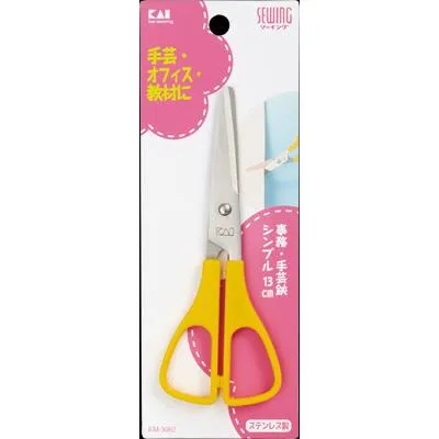 【１２０個セット】【１ケース分】 貝印 ＫＭ３０６２ 事務・手芸鋏 シンプル１３ｃｍ×１２０個セット １ケース分 【正規品】【mor】【ご注文後発送までに2週間前後頂戴する場合がございます】
