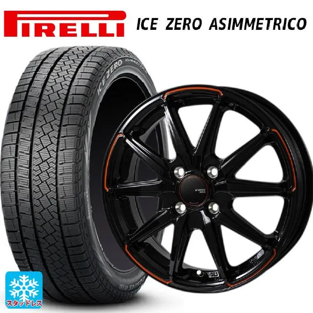 送料無料 スタッドレスタイヤホイール 4本セット 185/60R15 88H XL ピレリ アイスゼロ アシンメトリコ 正規品 # ジャパン三陽 ジェ