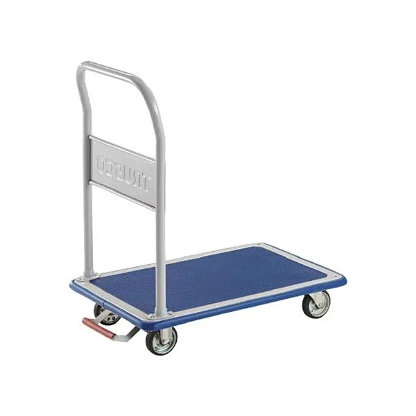 【クーポン配布中】TRUSCO ドンキーカート 固定式 810×510mm ピン式固定車 ストッパー付 202NKB 1台 組立品