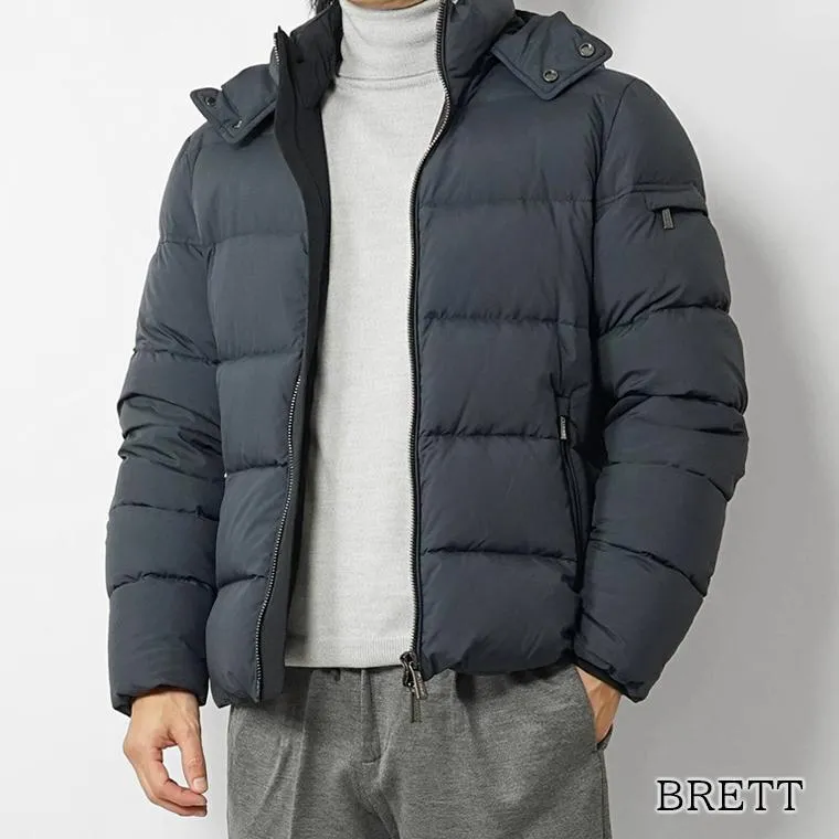 PayPay最大14% ムーレー MooRER メンズ ダウンジャケット BRETT SKT ネイビー NAVY 25aw
