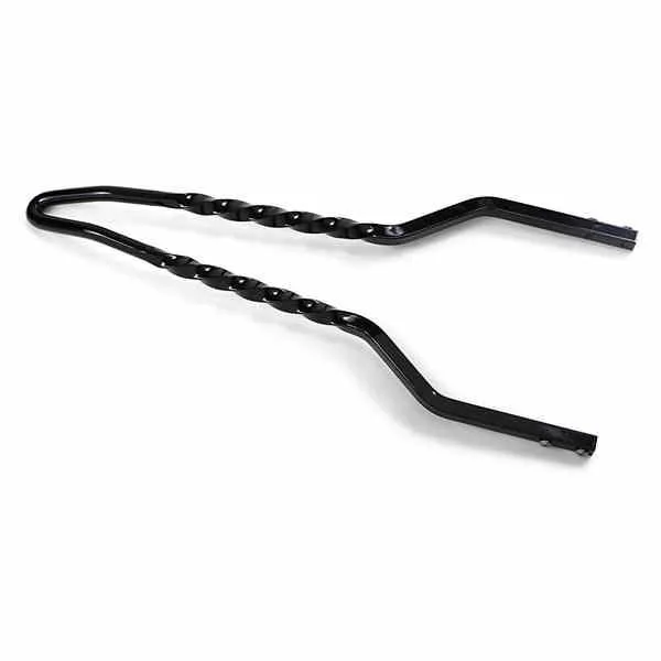 【並行輸入品】 サイクルヴィジョンズ ツイステッドスティック シシーバー - ブラック - 18インチ CV-8041B 15010480 CYCLE VISIONS SISSY BAR TWIST  #DRAG