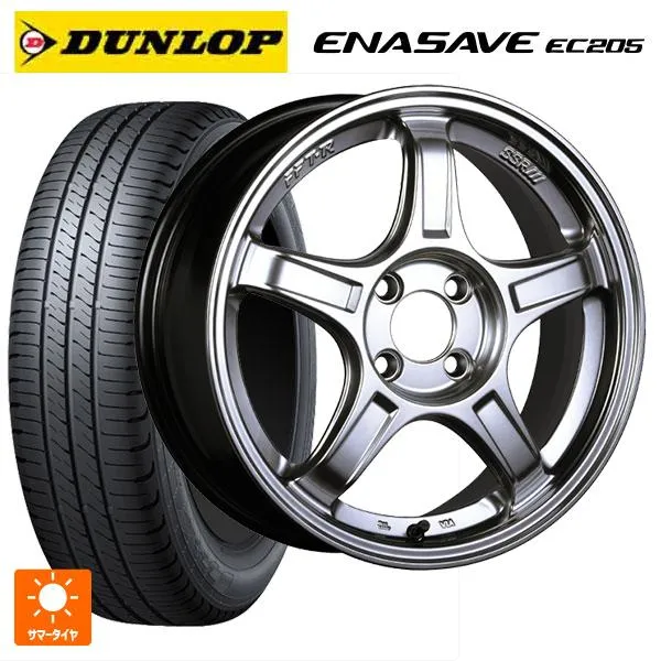 送料無料 サマータイヤホイールセット 195/50R16 84V ダンロップ エナセーブEC205 タナベ SSR GT X03 16-6.5J