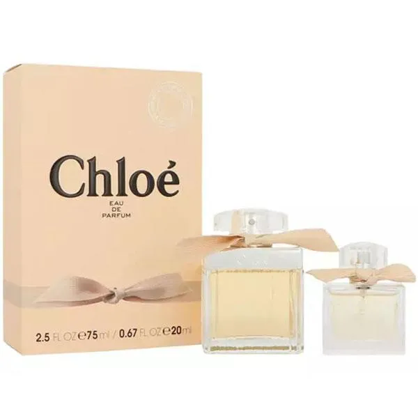 並行輸入品 送料無料 クロエ オードパルファム 2P コフレセット EDP75ml ＋ EDP20ml 香水 CHLOE