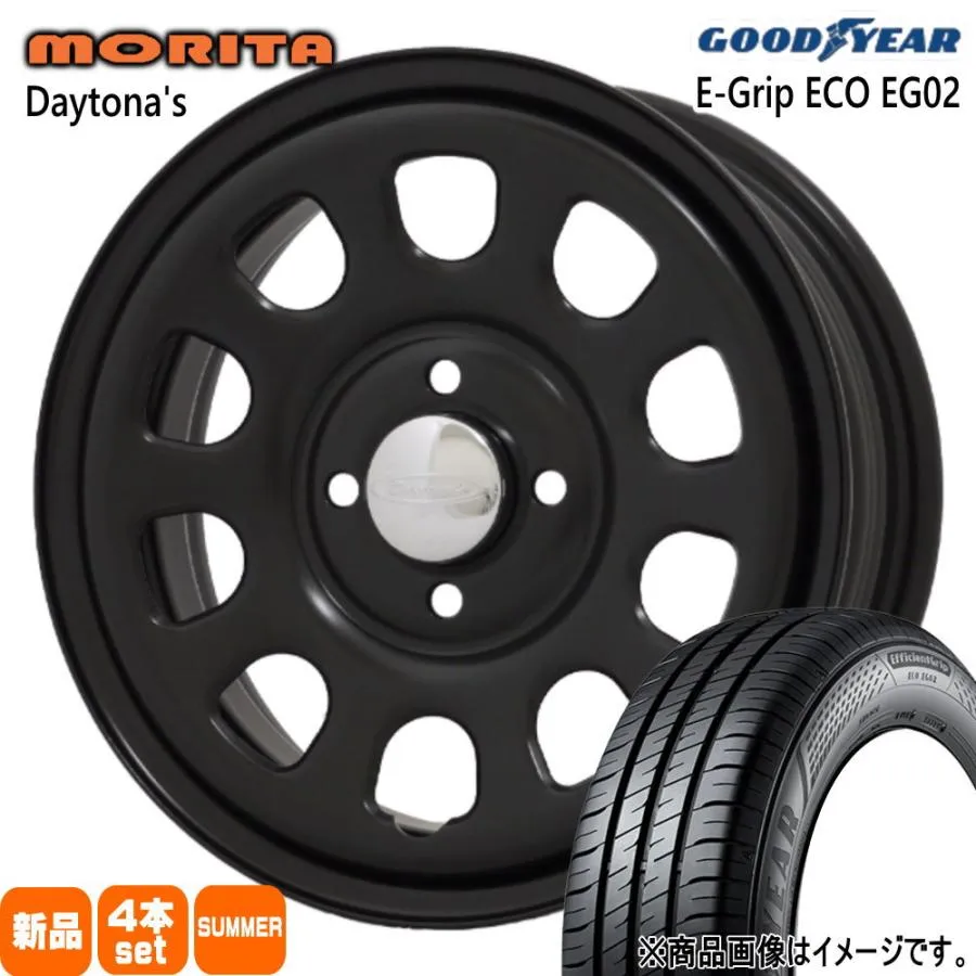 155/55R14 69V グッドイヤー EfficientGrip ECO EG02 夏用 サマータイヤ DAYTONA'S G2 軽自動車