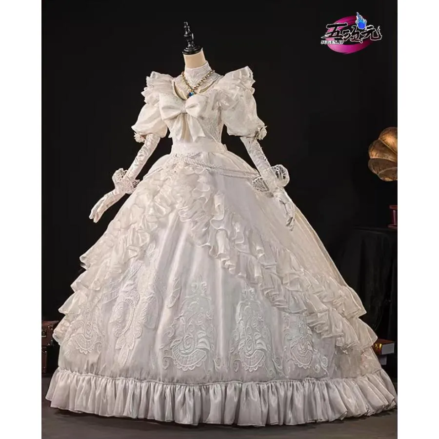 江南猫次 第五人格 IdentityV コスプレ 血の女王 約束された日 花嫁マリー 衣装 パニエ付き