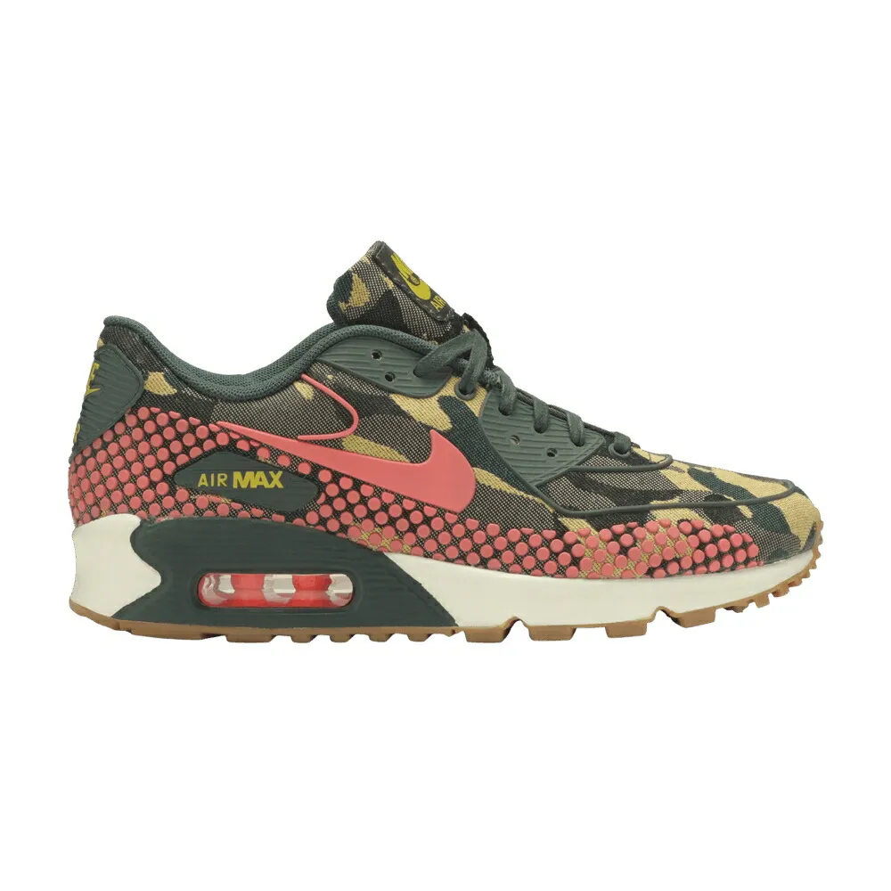 ナイキ マックス カモ柄 エアマックス DESERT CAMO スニーカー レディース NIKE WMNS AIR MAX 90 JCRD PRM / DESERT CAMO HOT LAVA SQUADRON