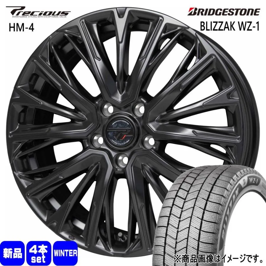 クラウンスポーツ LEXUS NX ブリヂストン 235/50R20 104Q XL BLIZZAK WZ-1 冬用 スタッドレスタイヤ Precious HM-4