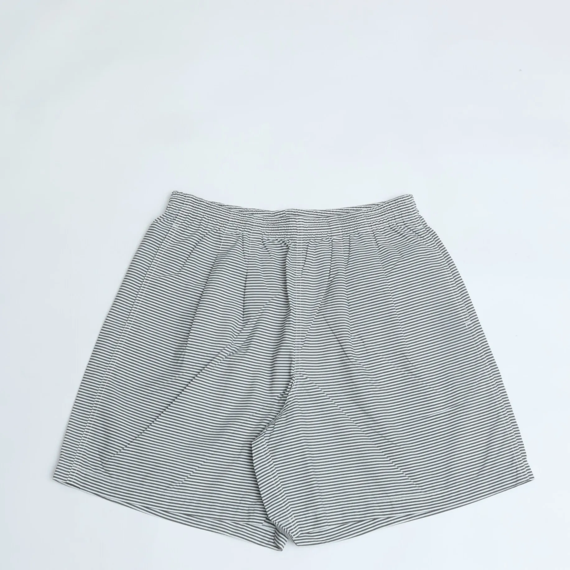 BURLAP OUTFITTER/ TRACK SHORT / トラックショーツ WHITE*CHARCOAL STRIPE バーラップアウトフィッター ショートパンツ