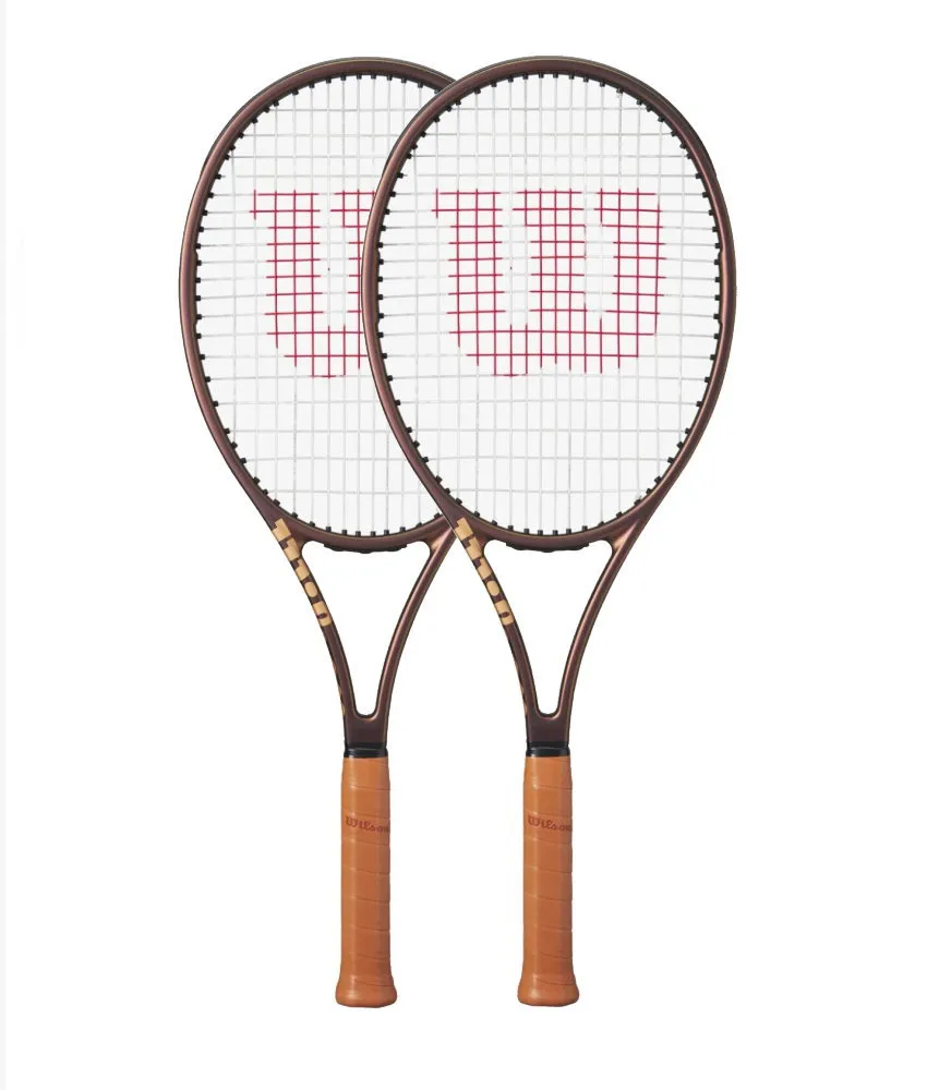 【送料無料】【 2本セット】ウィルソン(Wilson)  ジュニアラケット【２本組】プロ スタッフ 25 V14／PRO STAFF 25 V14／張上げ済ラケット／ジュニア [ウィルソン テニス ジュニアグッズ]【2本セット】 WR126210S-2SET【定番】