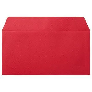 （まとめ） 寿堂 カラー横型封筒 110×220mm 127.9g／m2 テープのり付 〒枠なし クランベリー 10350 1パック（10枚） 〔×15セット〕