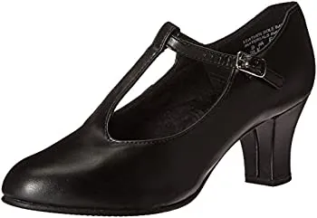 【中古】【輸入品・未使用】Capezio レディース ジュニア フットライト Tストラップ ダンスシューズ US サイズ: 9.5 カラー: ブラック