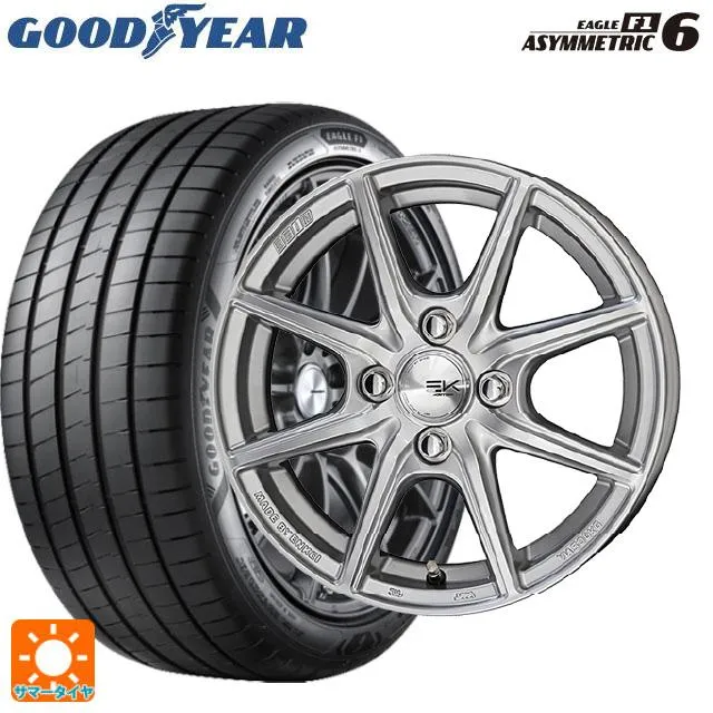 送料無料 サマータイヤホイール 4本セット 235/45R17 97Y XL グッドイヤー イーグル F1 アシメトリック6 共豊 ザインEK 17-