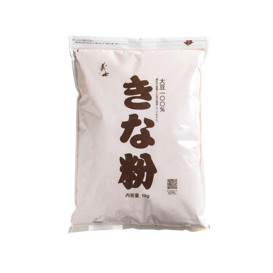 前原製粉 きな粉 10kg (1kg×10パック) 業務用 カナダ産大豆 チャック付き袋 （原料：大豆のみ）