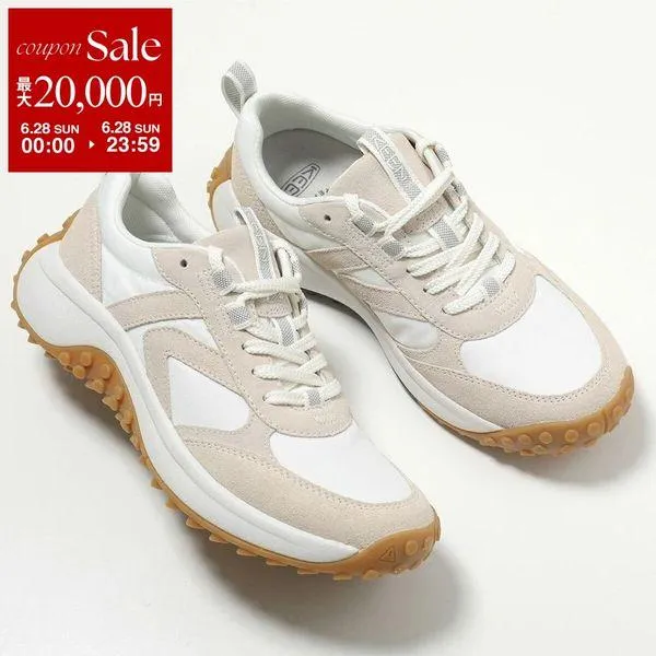 KEEN キーン スニーカー KS86 ケーエス 1029802 レディース ローカット スウェード ロゴ 3.5cm シューズ 靴 birch-star-white