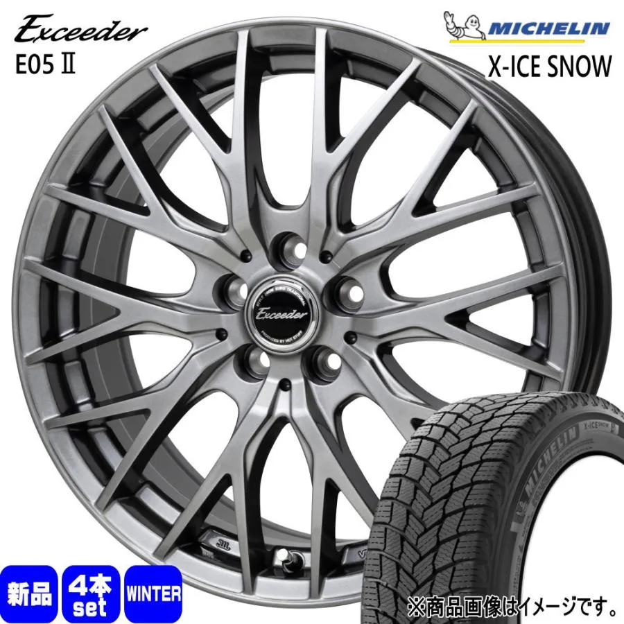 225/55R19 103T XL ミシュラン X-ICE SNOW SUV 冬用 スタッドレスタイヤ Exceeder E05 2 クラウンクロスオーバー ハリアー